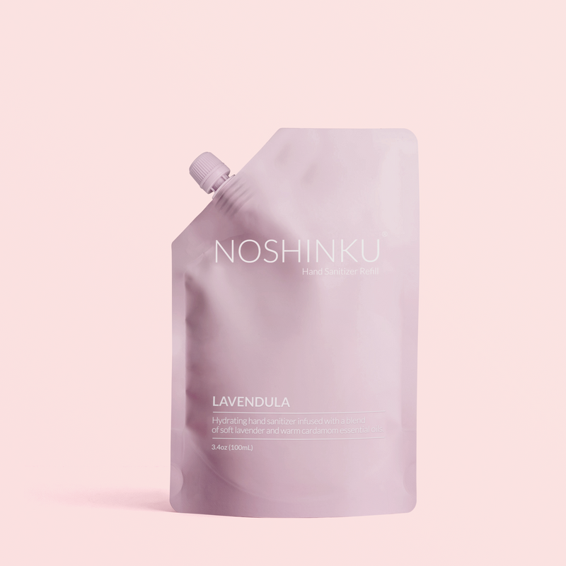 Noshinku Hydrating Hand Sanitizer Pouch Eucalyptus Refill
