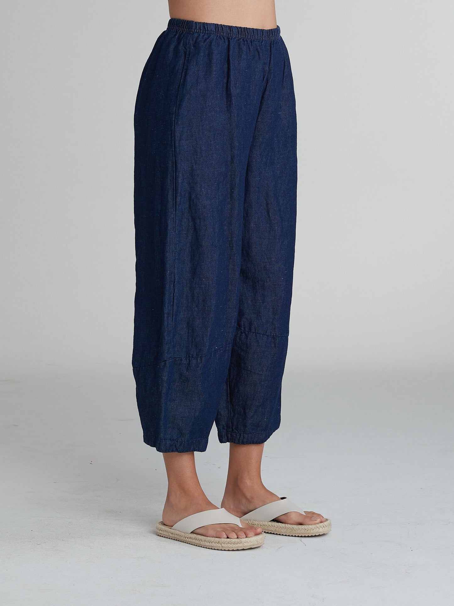 Cut Loose Flax Denim Lantern Pant, Style #0452388