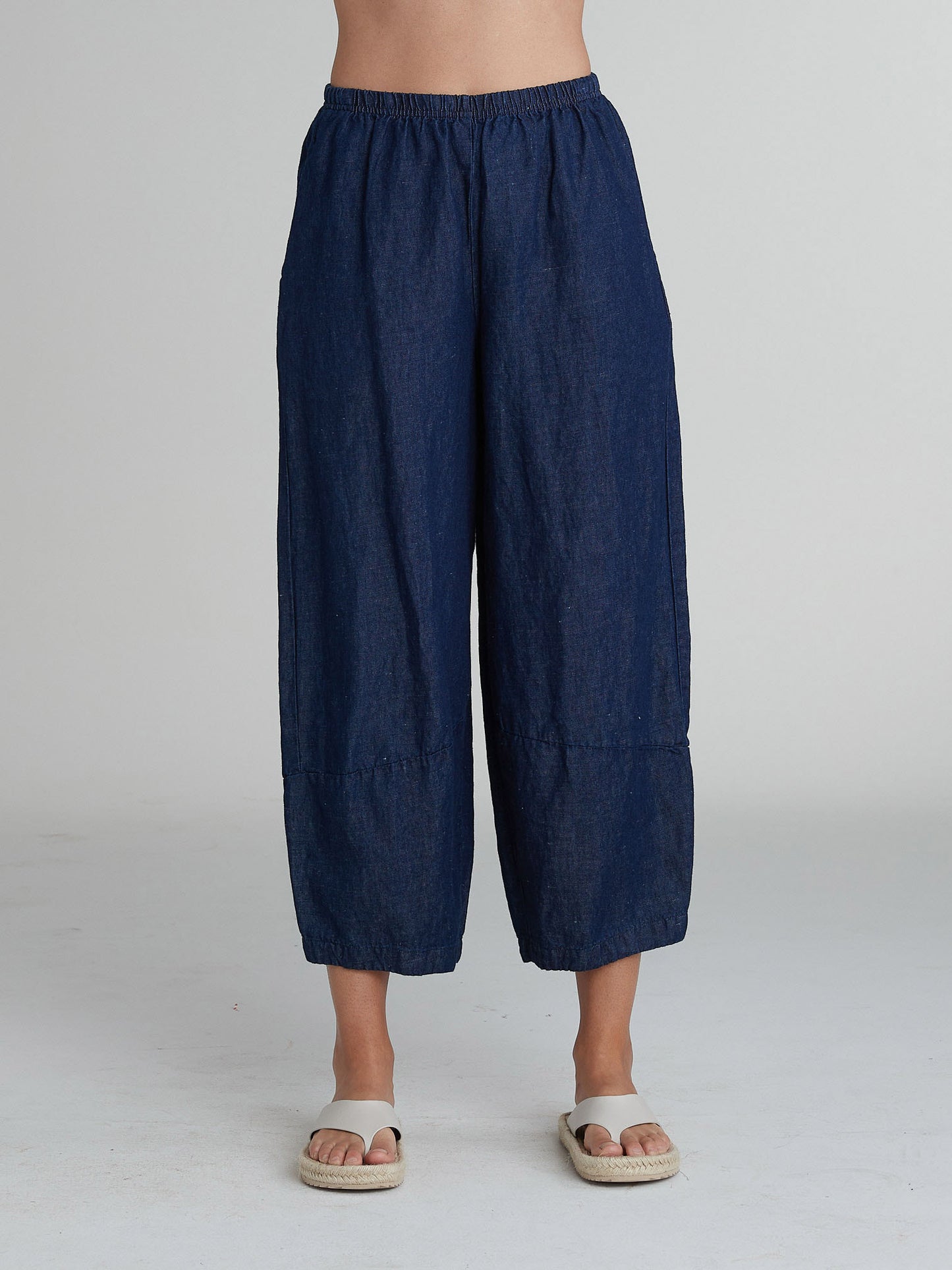 Cut Loose Flax Denim Lantern Pant, Style #0452388