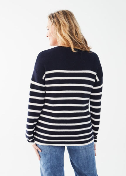 FDJ Long Sleeved Striped Sweater, Style #1281624