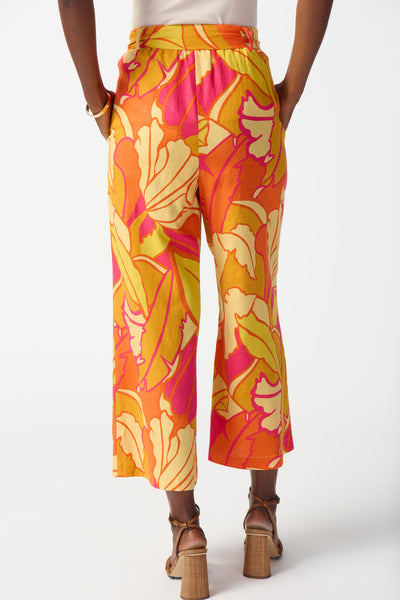 Joseph Ribkoff Tropical Print Belted Pants, Style #242910