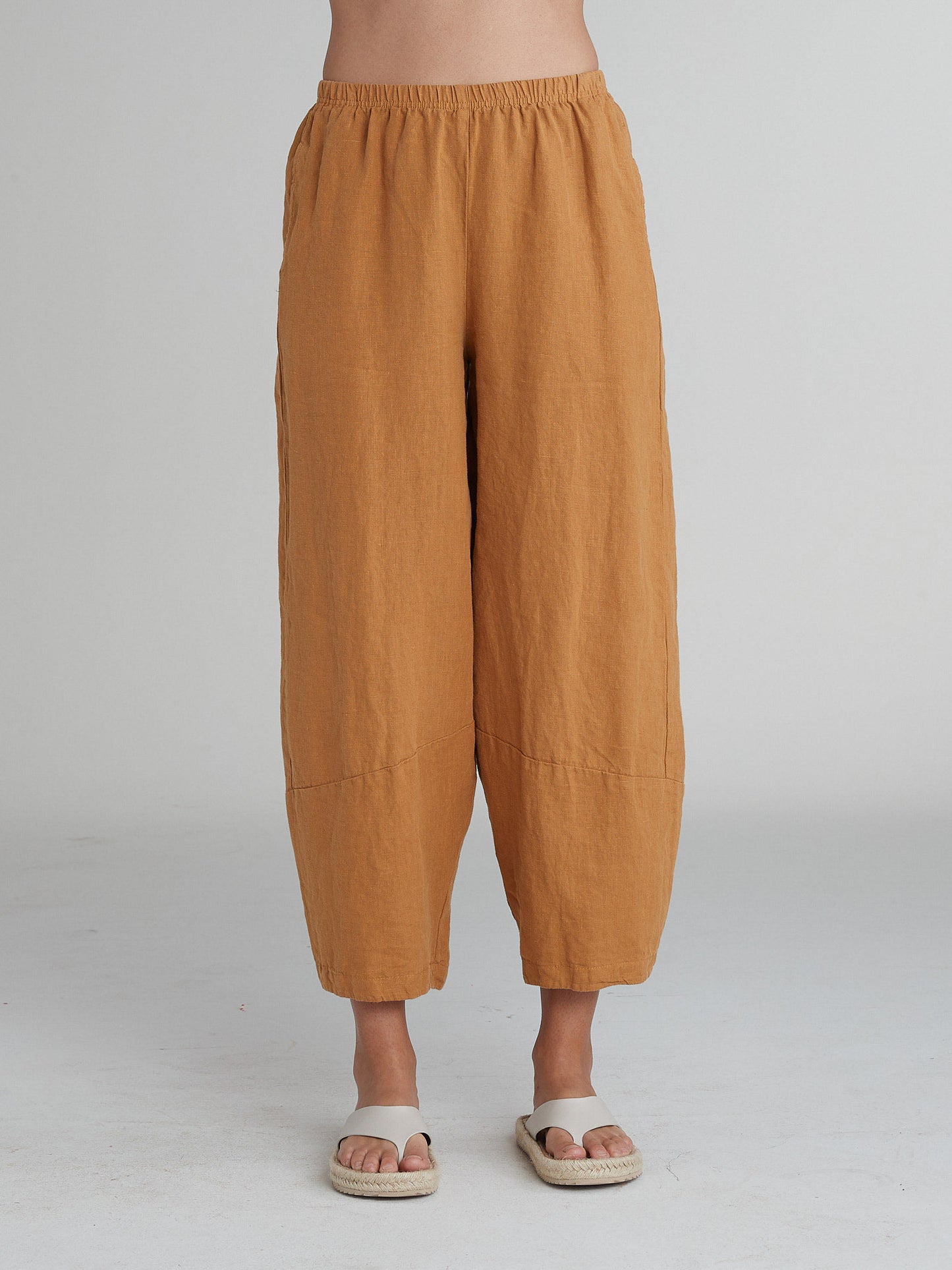 Cut Loose Solid Linen Lantern Pant, Style #4402388