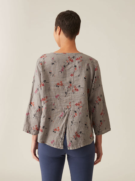 Cut Loose Cherry Blossom 3/4 Split Back Top, Style #4997965