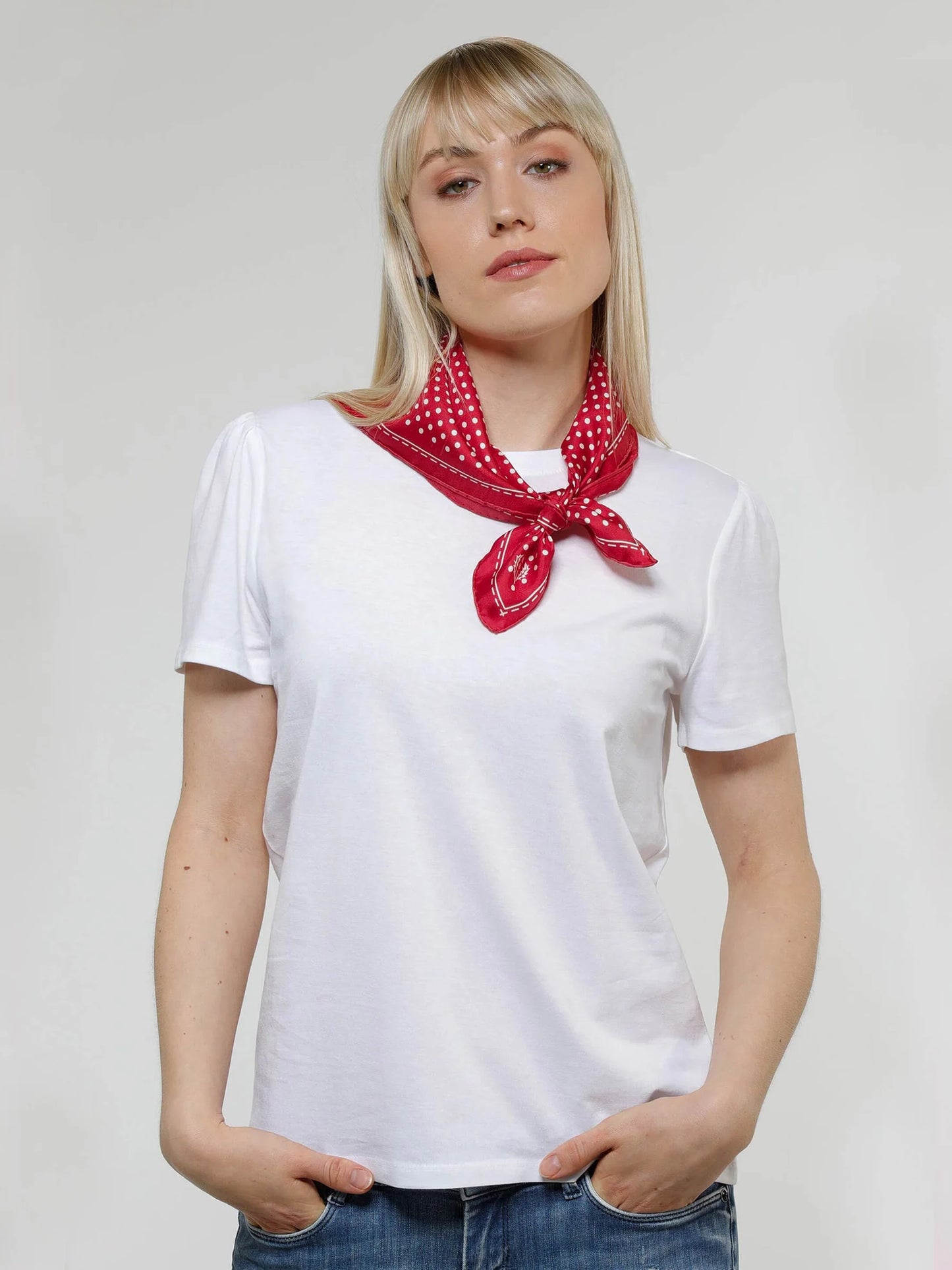 FRAAS Silk Polka Dot Neckie