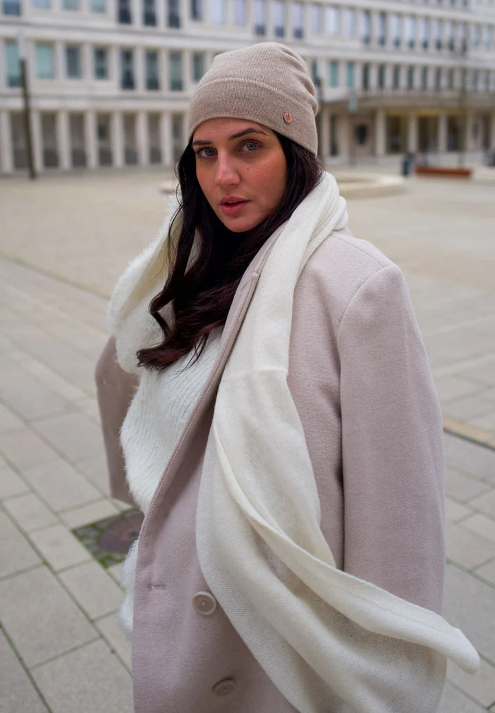 V. FRAAS Signature Jersey Knit Cashmere Wrap, Style #684303