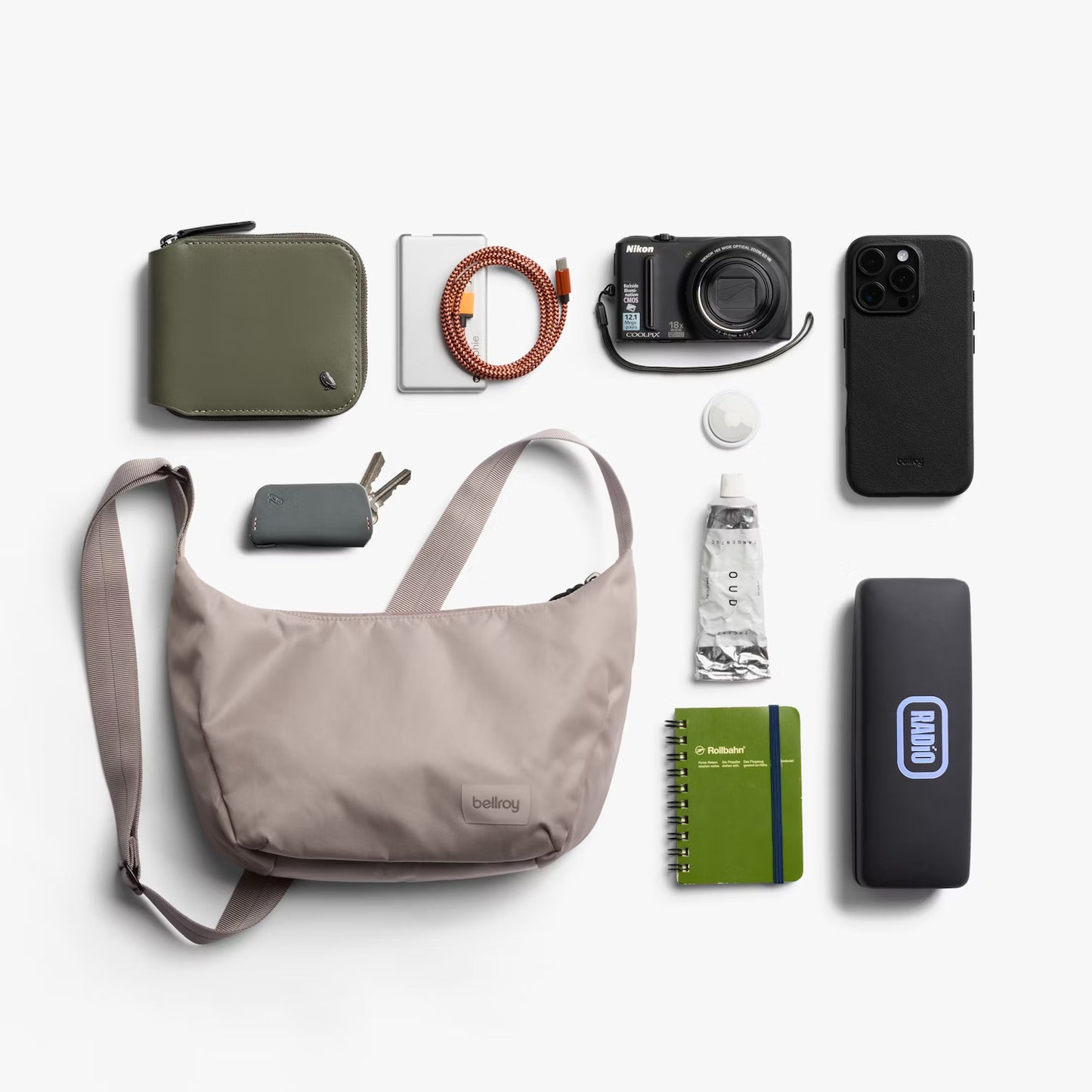 Bellroy Laneway Crescent Bag, 2.5L, Style #BOAA