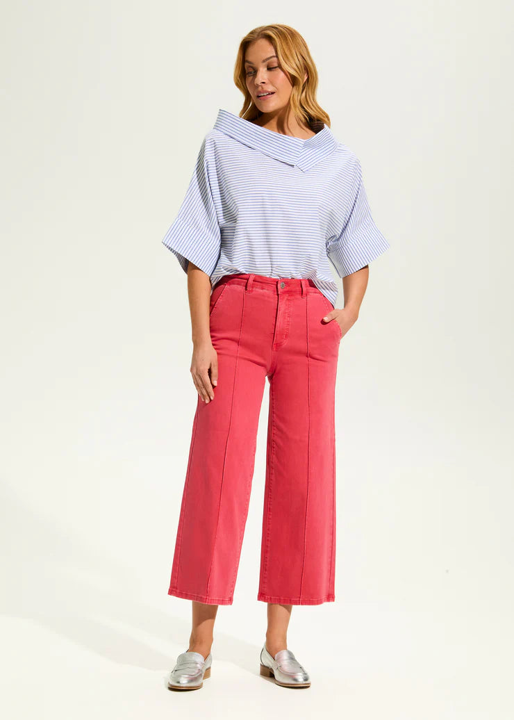 FDJ Crossover Neck Popover Top, Style #7027729