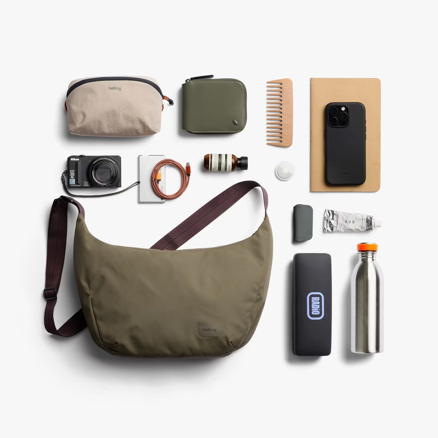Bellroy Laneway Crescent Bag, 7L, Style #BOAB