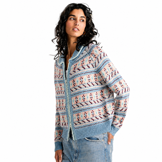 Zaket & Plover Fairisle Collared Jacket