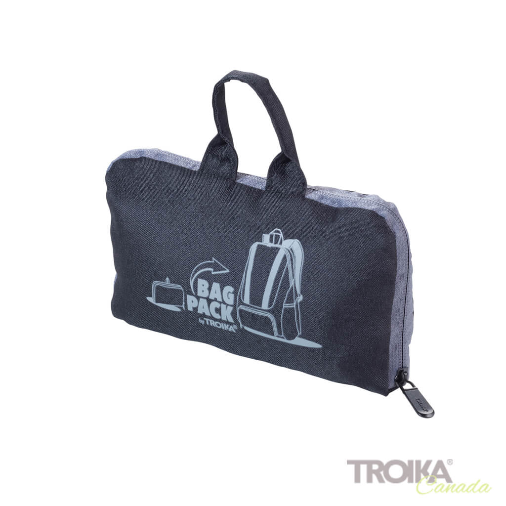 Troika Foldable Lightweight Backpack, Style #RUC01