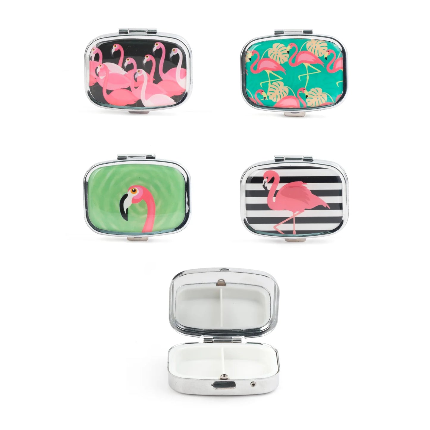 Kikkerland Pill Box Flamingo Asst, Style #CD61-A