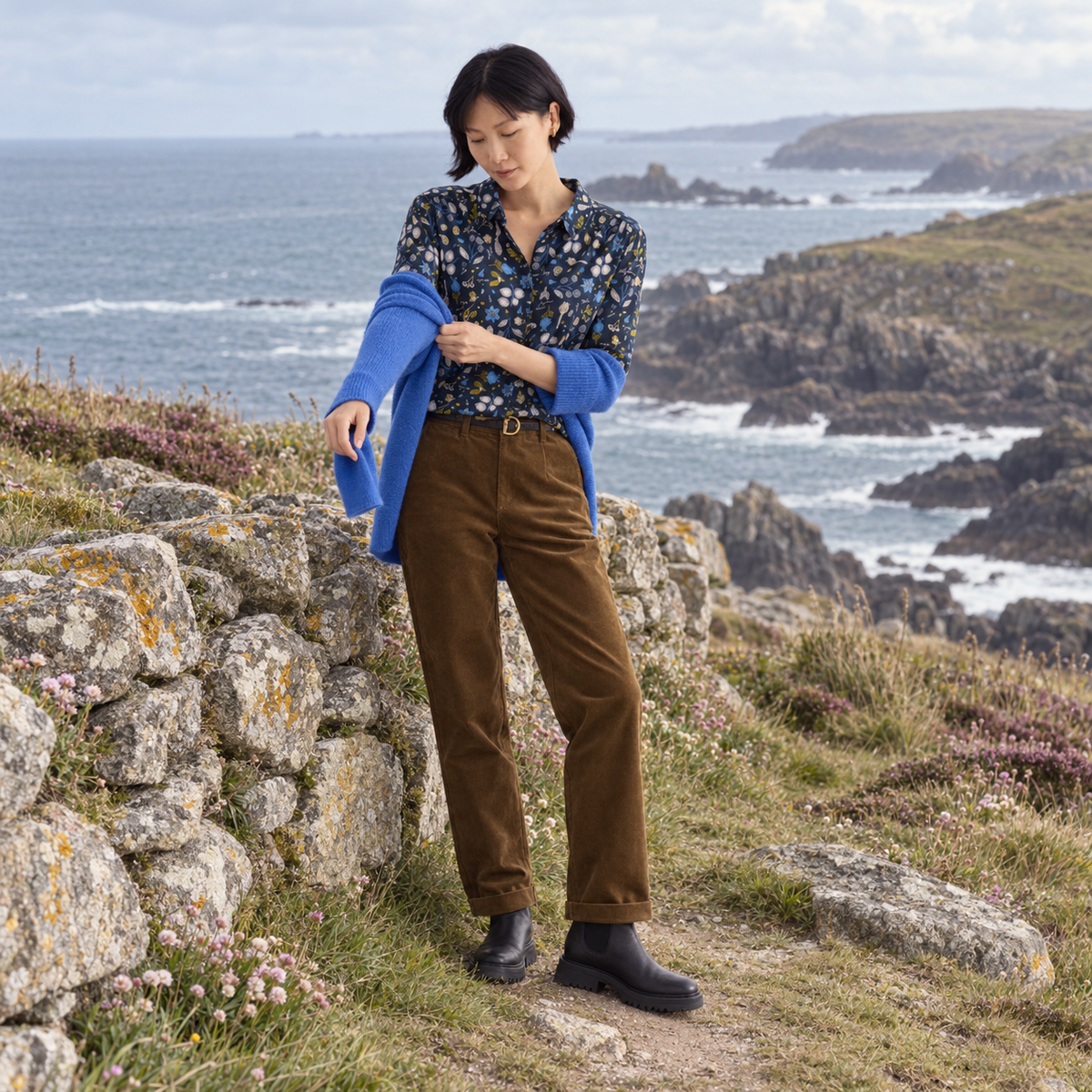 Seasalt Cornwall Embrace 3/4 Sleeve Jersey Shirt
