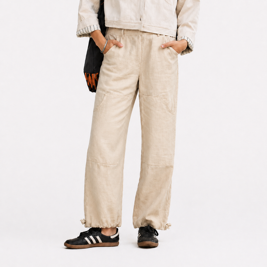 Nomi Design Eva Linen Cargo Pants
