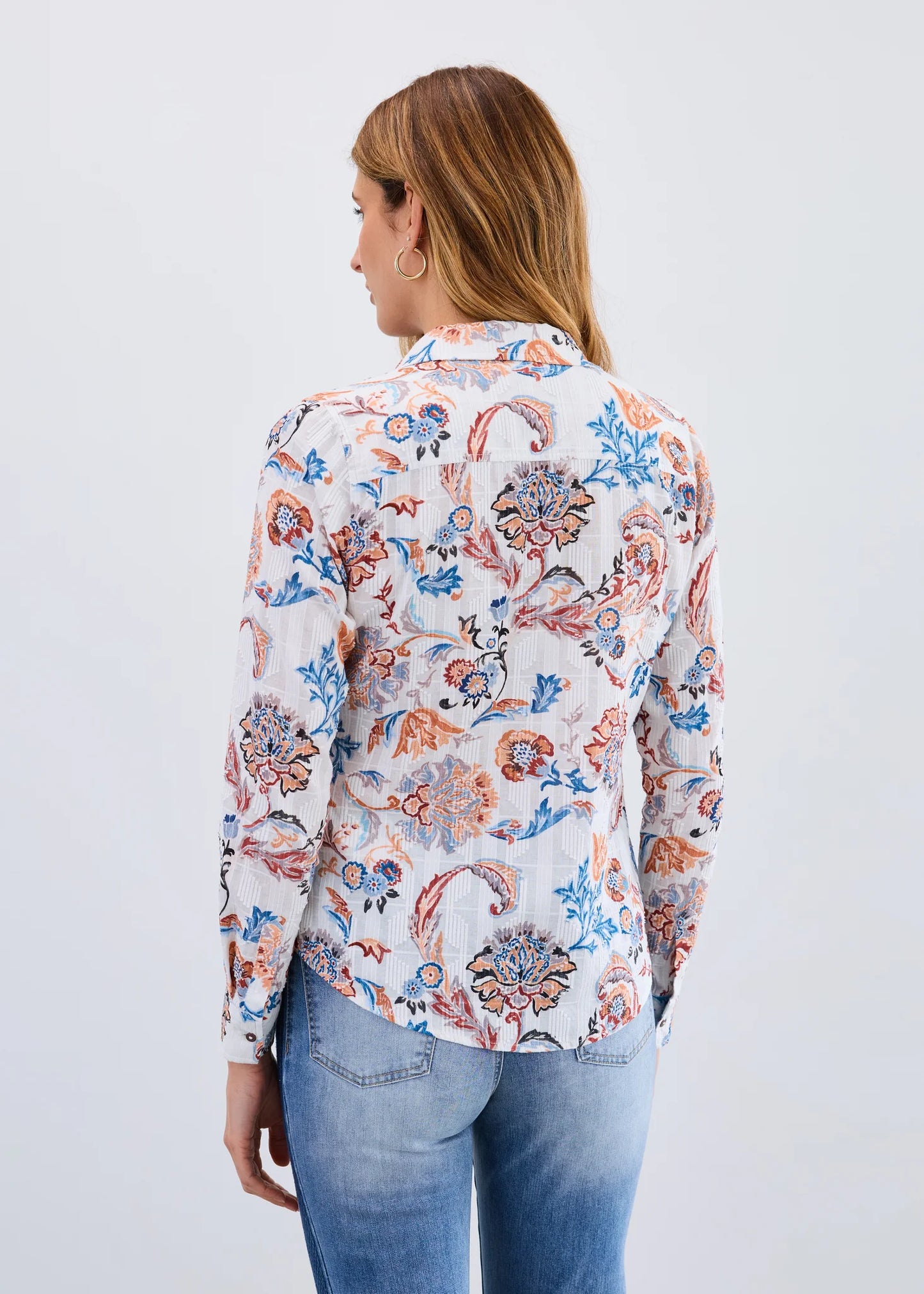 FDJ Classic Long Sleeve Cotton Shirt, Style #7208174