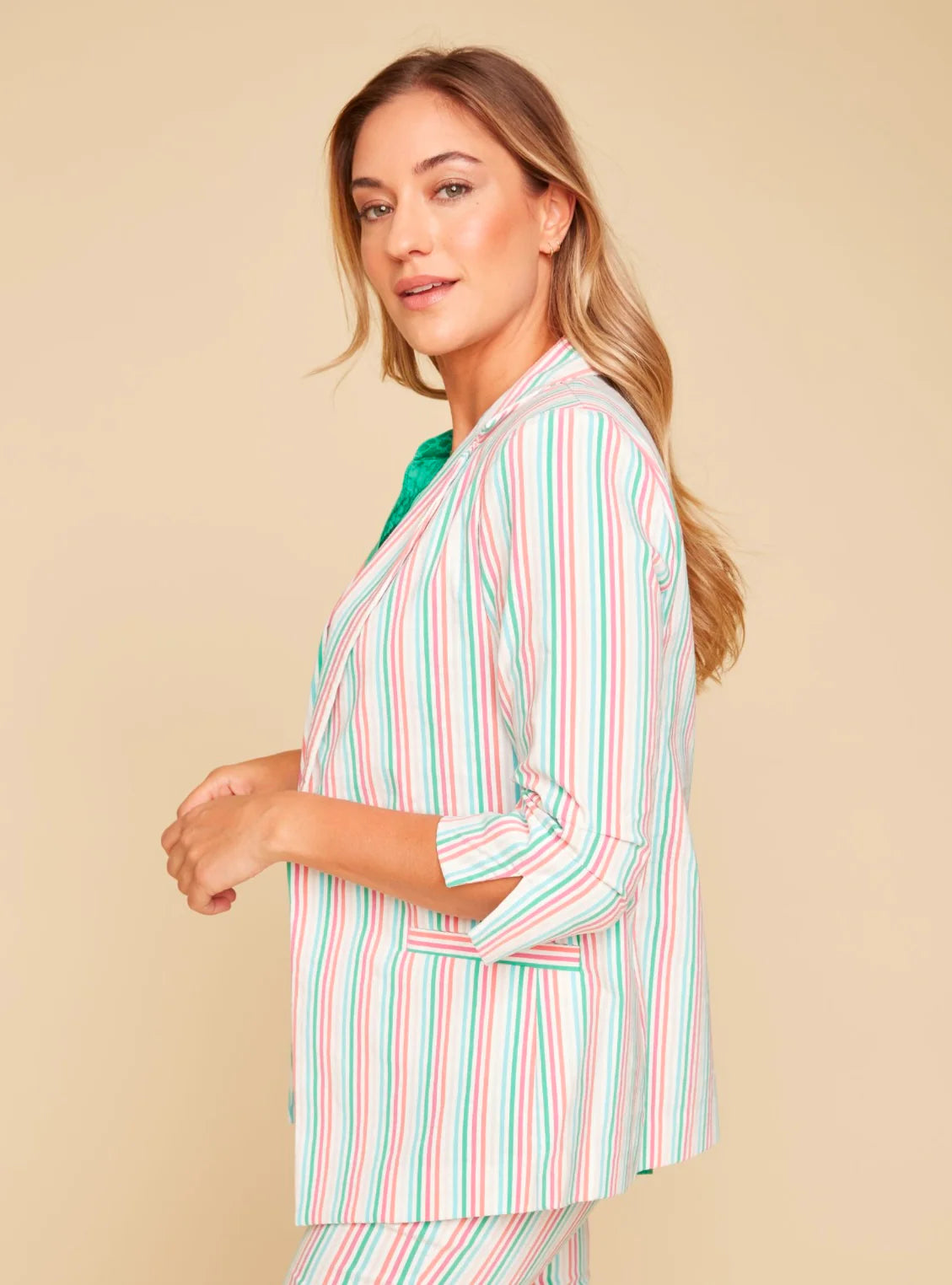 Renuar Collection Lightweight Seersucker Blazer, Style #R3650