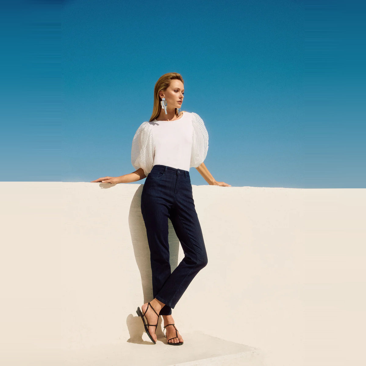 Joseph Ribkoff Ankle-length Slim Jean Style 251966