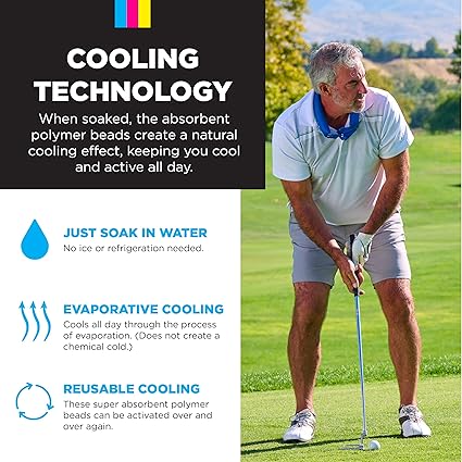 Koolgator Premium Cooling Neck Wrap, Style #CLNWR-R