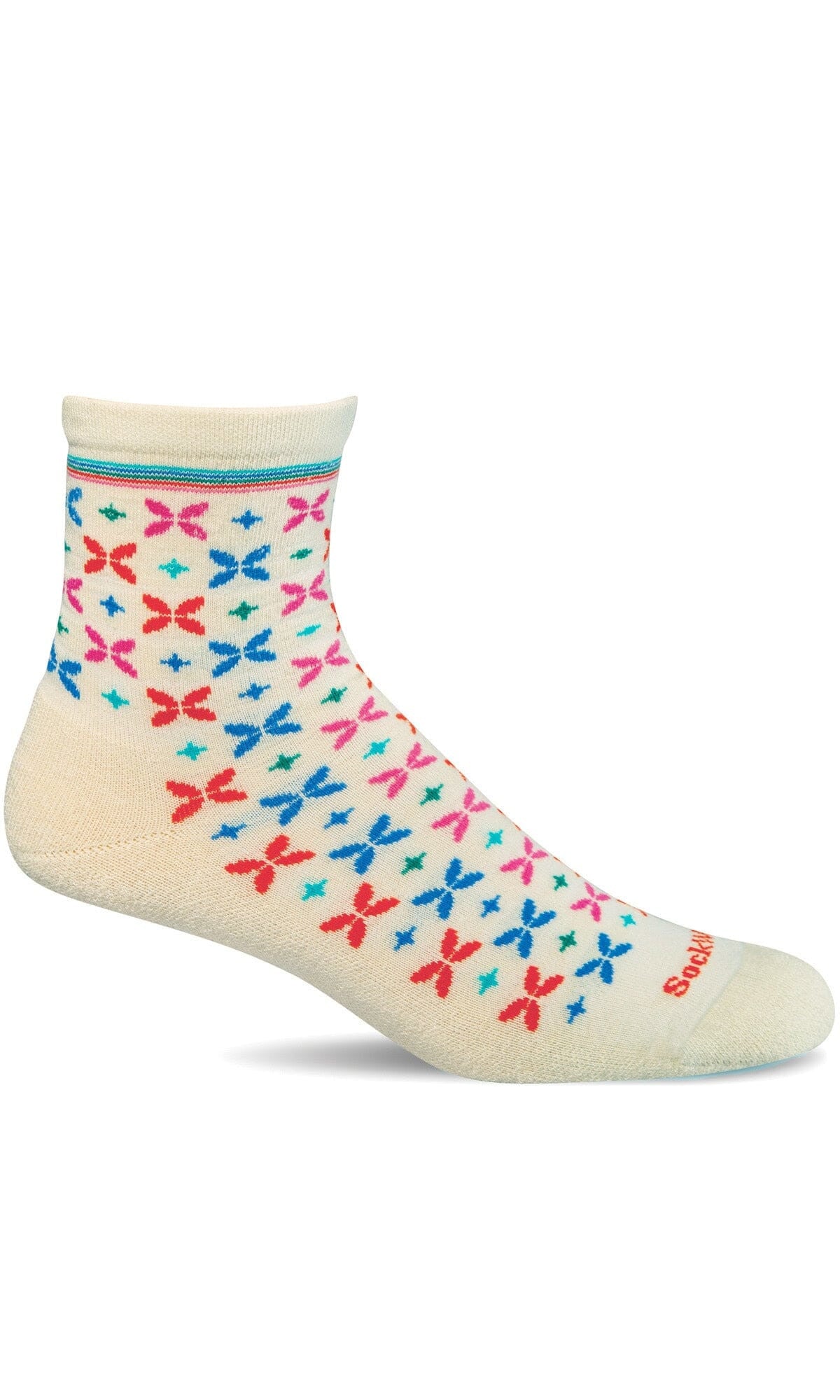 Sockwell Women's Jumping Jacks | Quarter Length Essential Comfort Socks, Style #LD239W