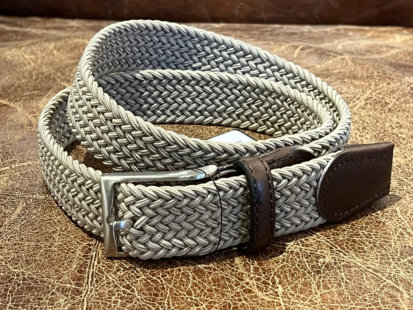 LINDENMANN Men's Stretch Leather Belt Lindenmann