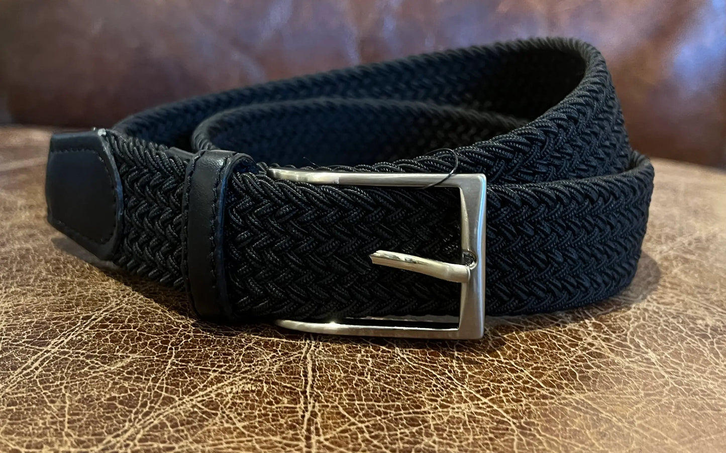 LINDENMANN Men's Stretch Leather Belt Lindenmann