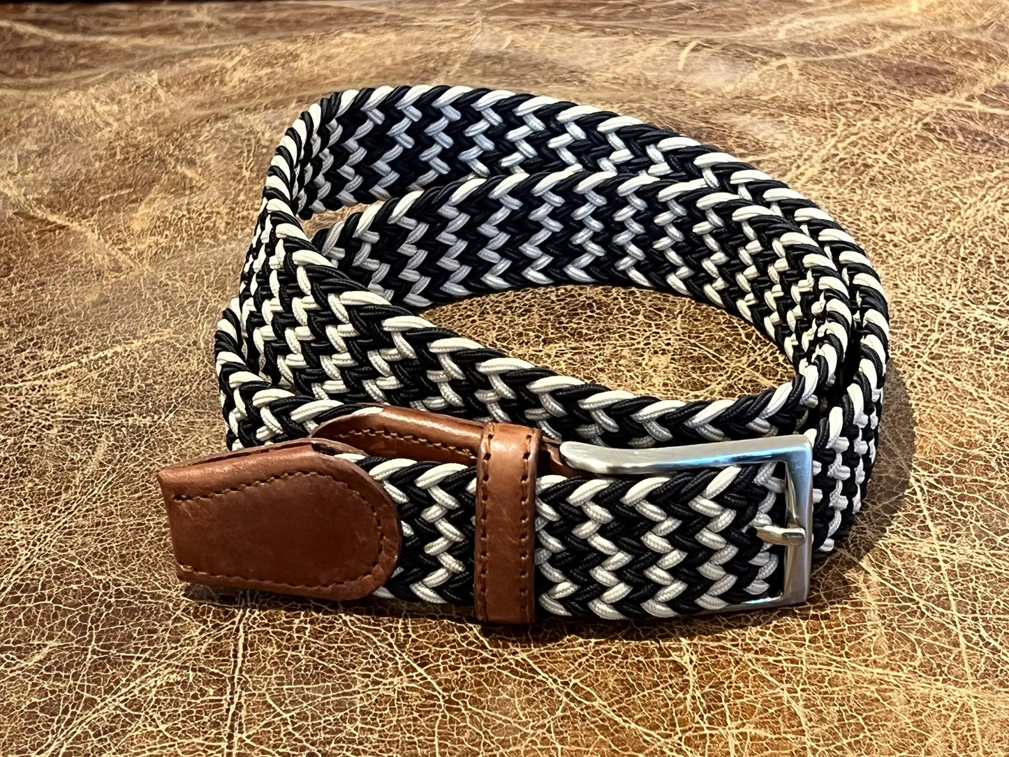 LINDENMANN Men's Stretch Leather Belt Lindenmann