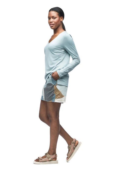 Indyeva LUNA - Long Sleeve, V-Neck Top, Style #INDT0027