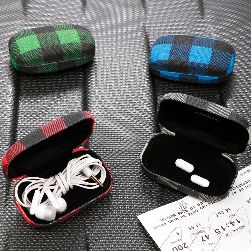 Buffalo Plaid Travel Case Style OR88-A Kikkerland