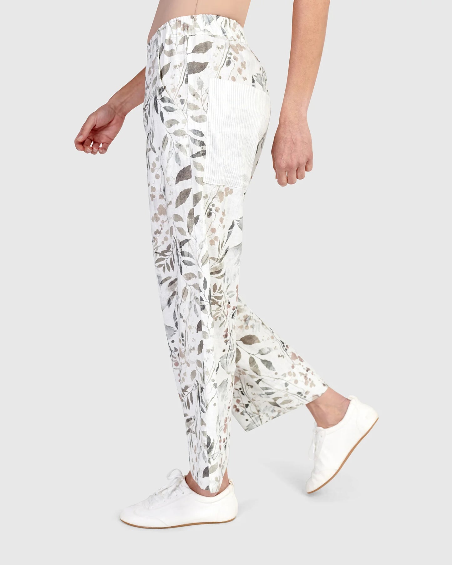 Alembika Flora Linen Pants, Style #RP259F