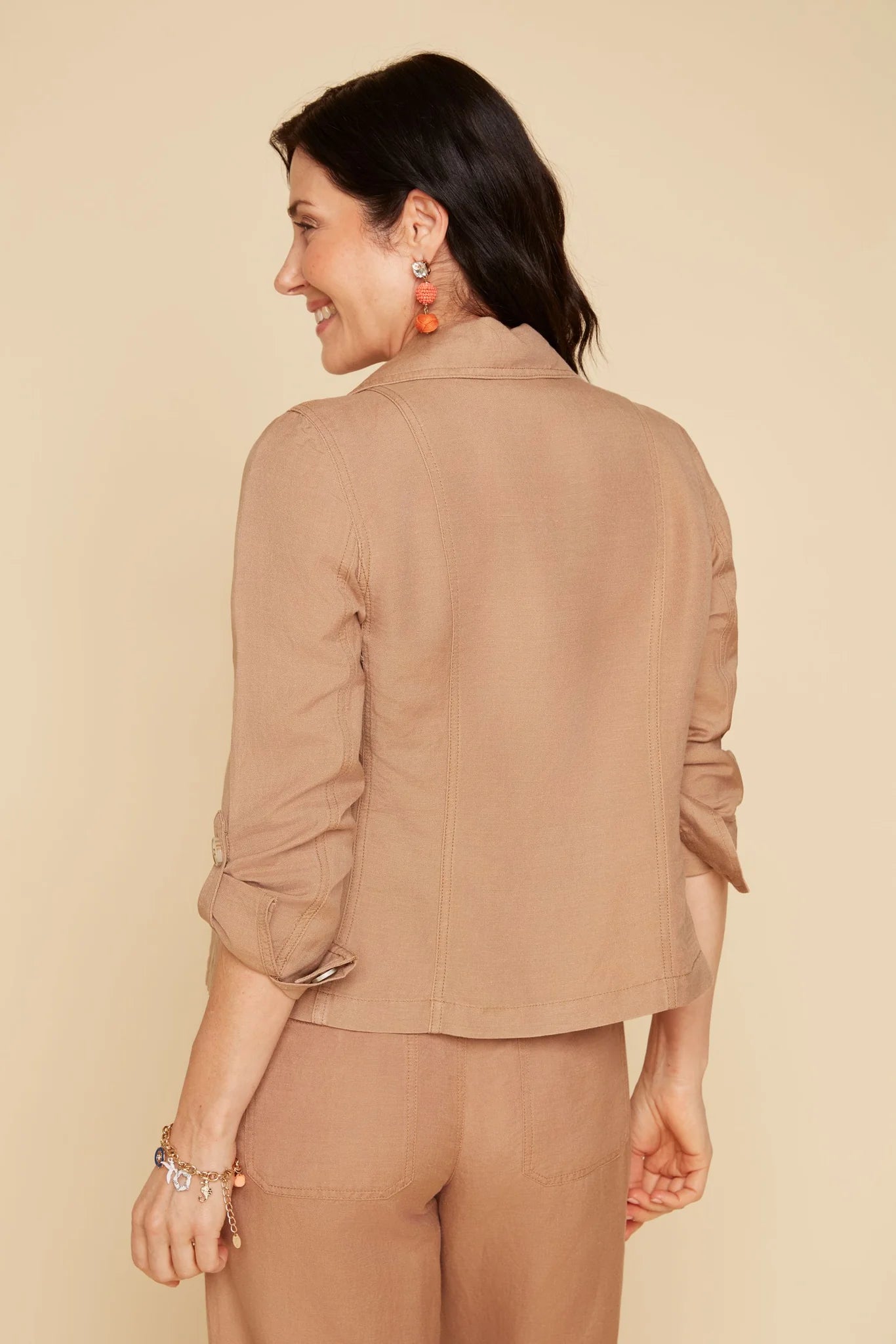 Renuar Collection Linen Mix Short Jacket, Style #R3900
