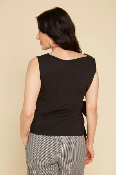 Renuar Collection Bow Side Cotton Blouse, Style #R5185