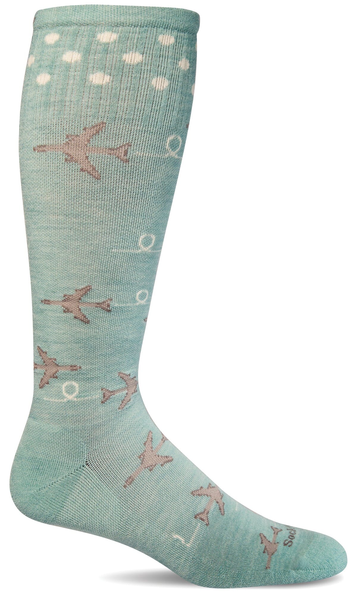 Sockwell Women's In Flight Fun | Moderate Graduated Compression Socks, Style #SW175W