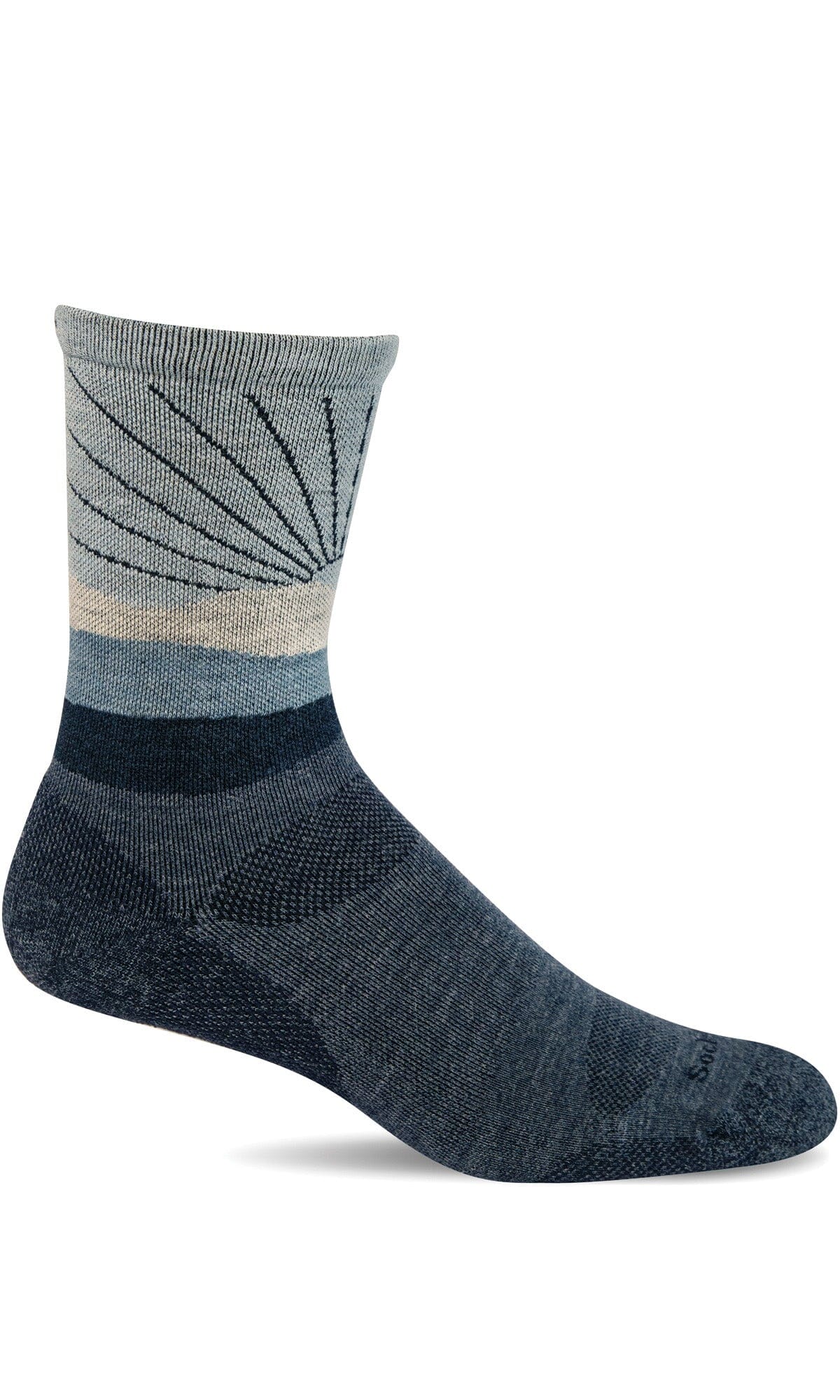 Sockwell Women's Sunburst | Crew Moderate Graduated Compression Socks, Style #SW182W