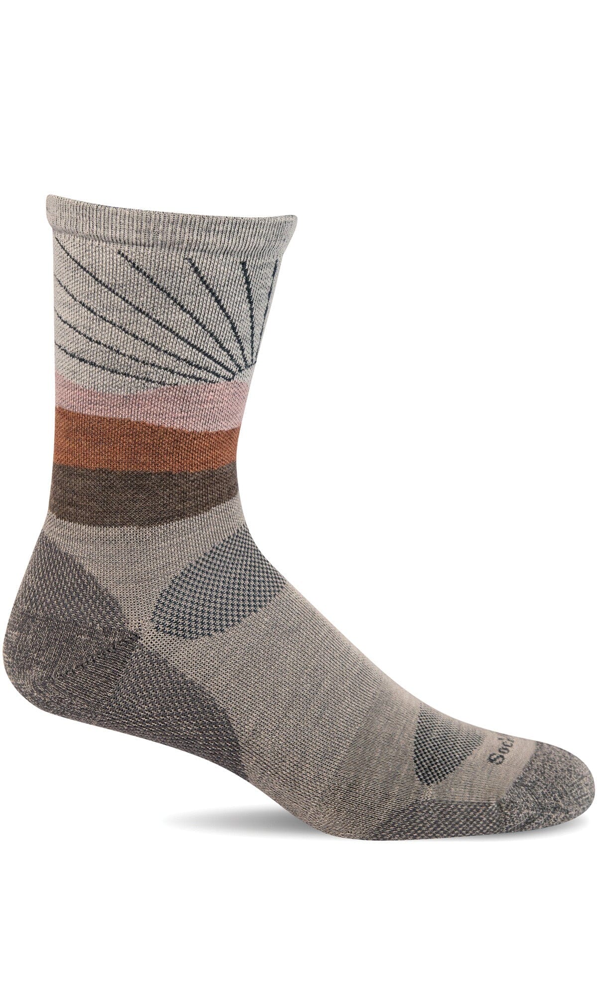 Sockwell Women's Sunburst | Crew Moderate Graduated Compression Socks, Style #SW182W