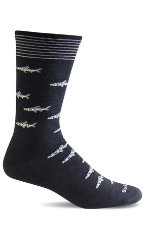 Sockwell Men's Shadow Mountain Crew | Moderate Graduated Compression Socks Sockwell