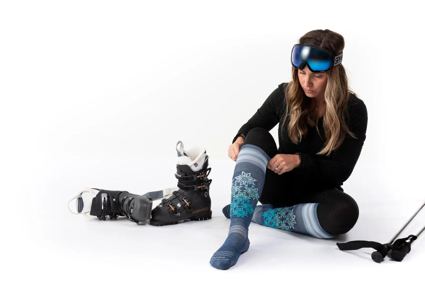Sockwell Women's Powder Day | Moderate Graduated Compression Socks Sockwell
