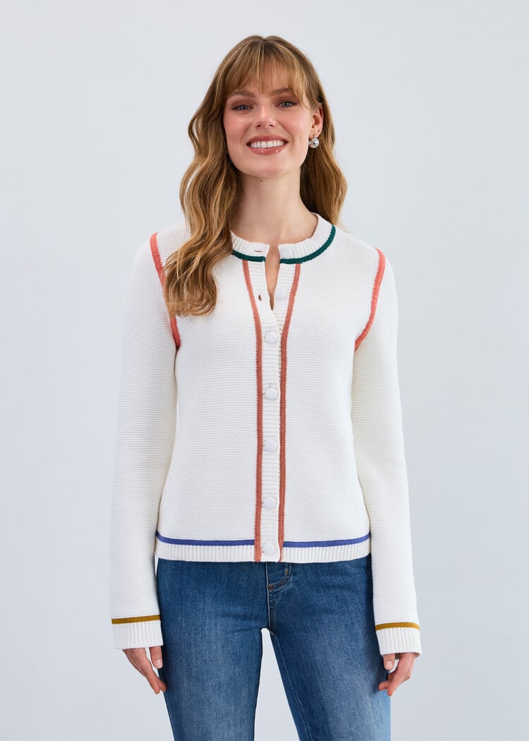 FDJ Tipping Cardigan, Style #1363882