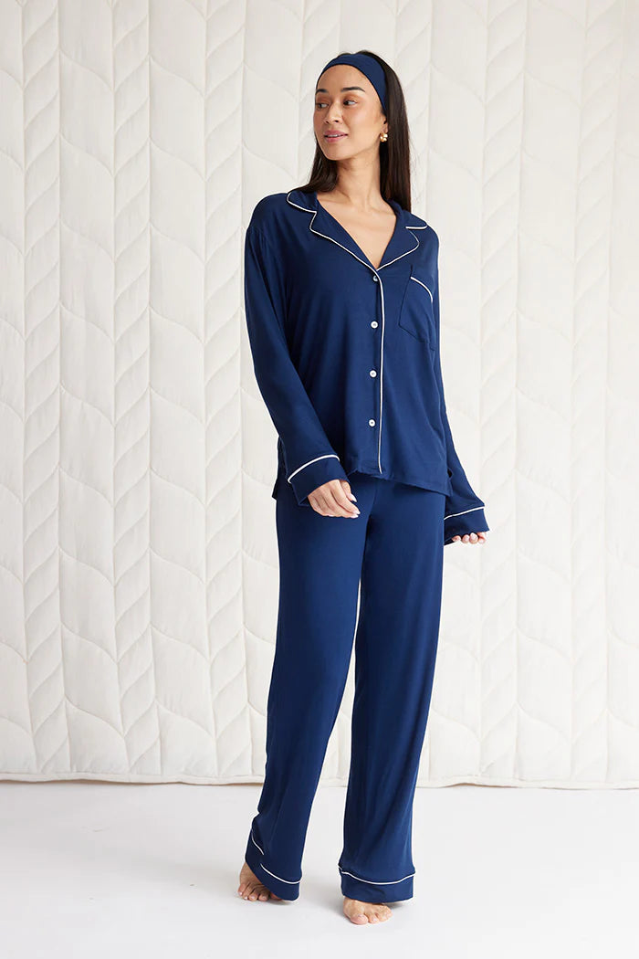 This is J Women's Long Sleeve Button Down Pajama Set