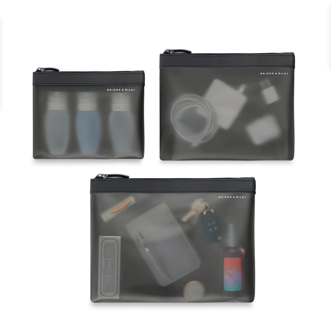 Briggs & Riley Translucent Pouch Set, Style #XN121 Briggs & Riley