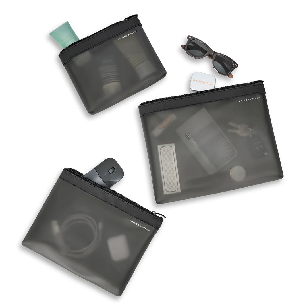 Briggs & Riley Translucent Pouch Set, Style #XN121 Briggs & Riley