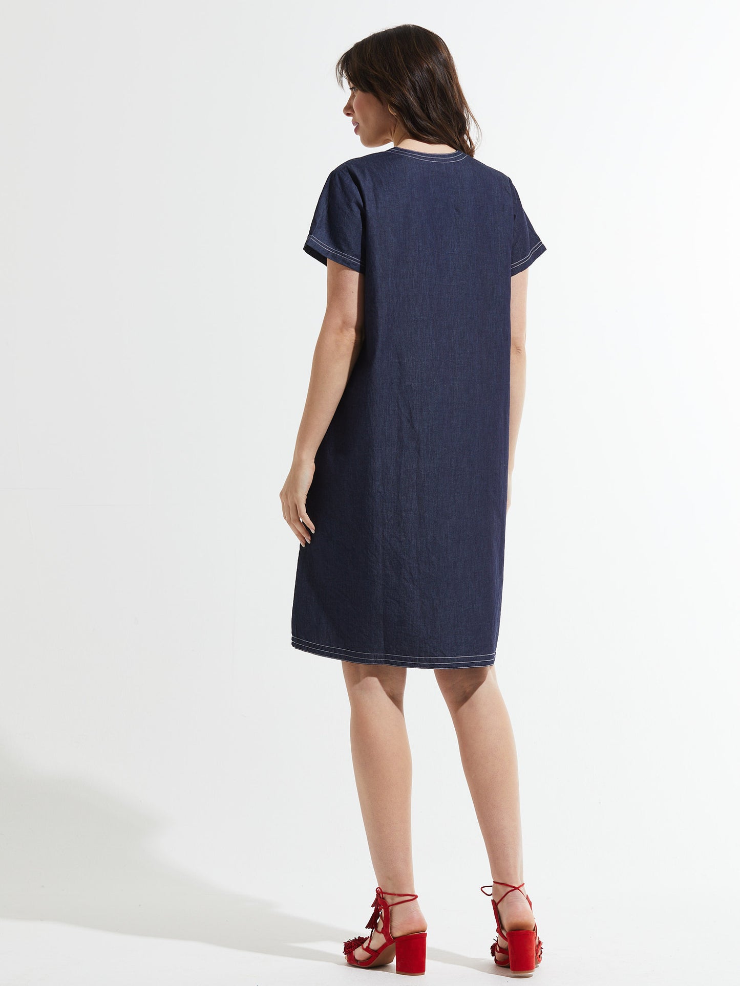 Zaket & Plover Denim Dress, Style #ZP7463U