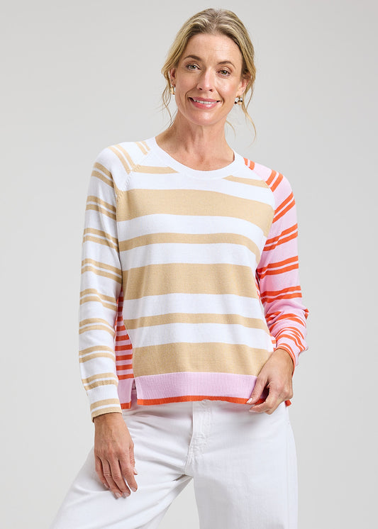 Zaket & Plover Crazy Stripe Top