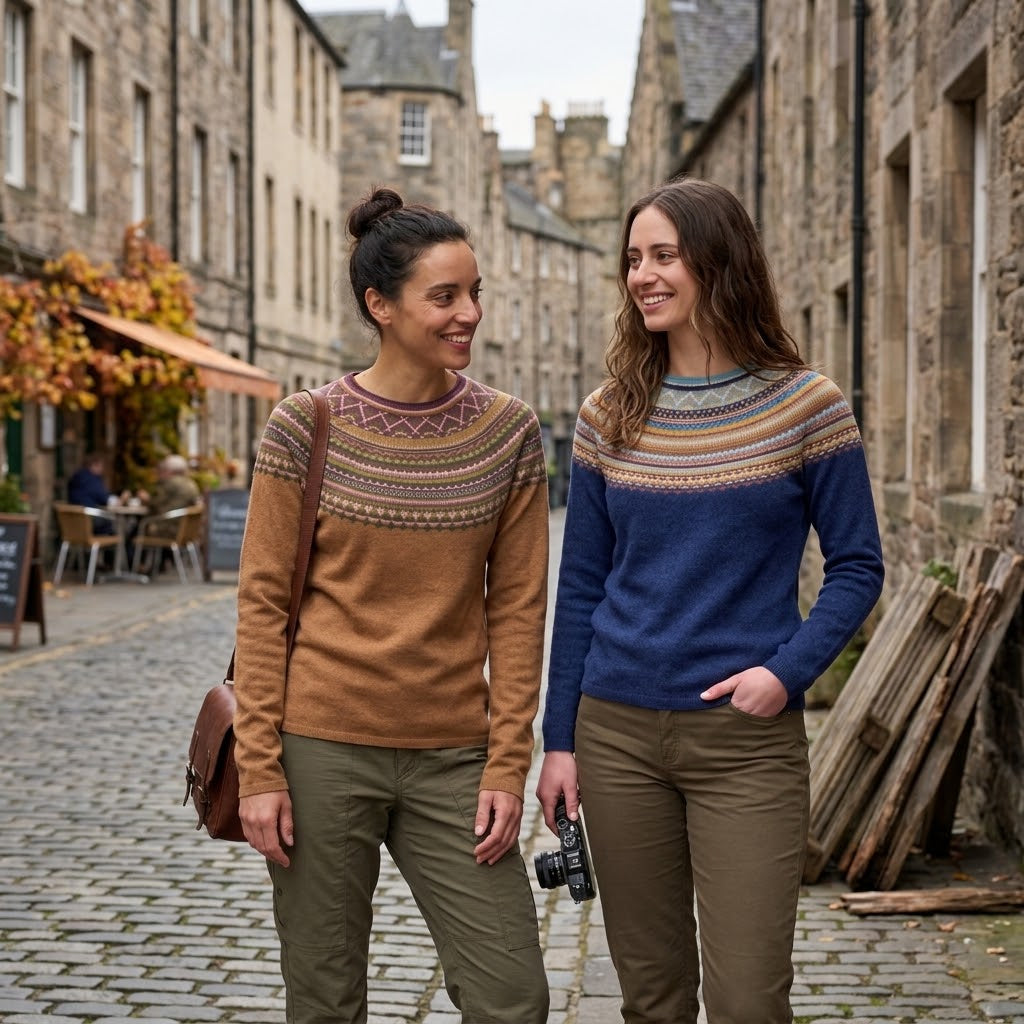 Royal Robbins Women’s Westlands Fairisle Crew Sweater