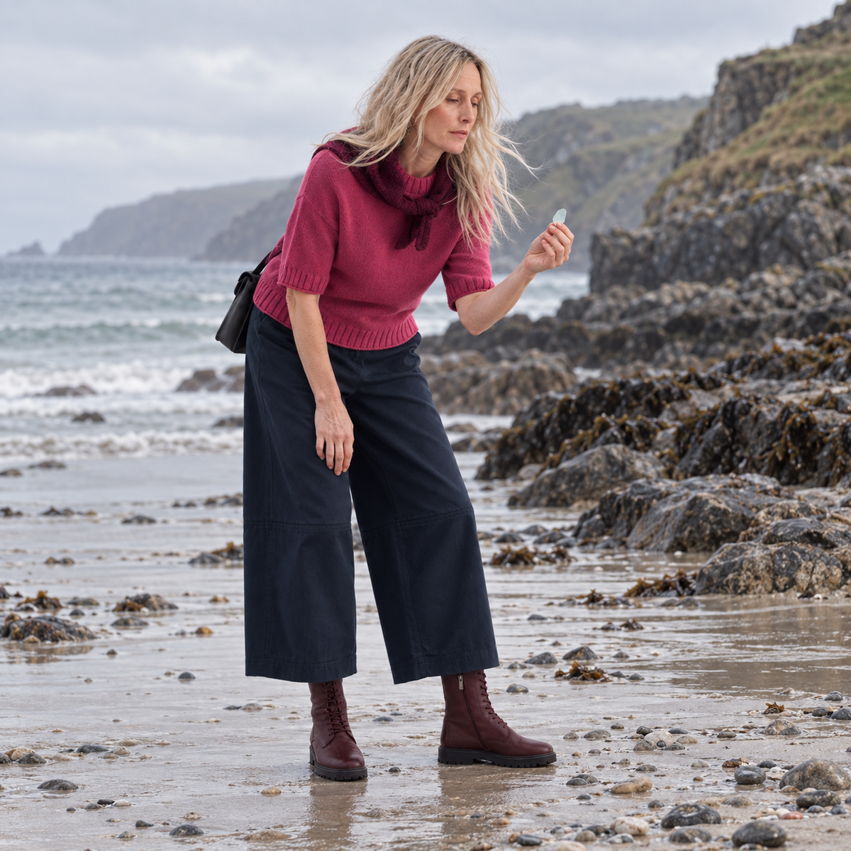 Seasalt Cornwall Fistral Knitted Crew Neck Jumper