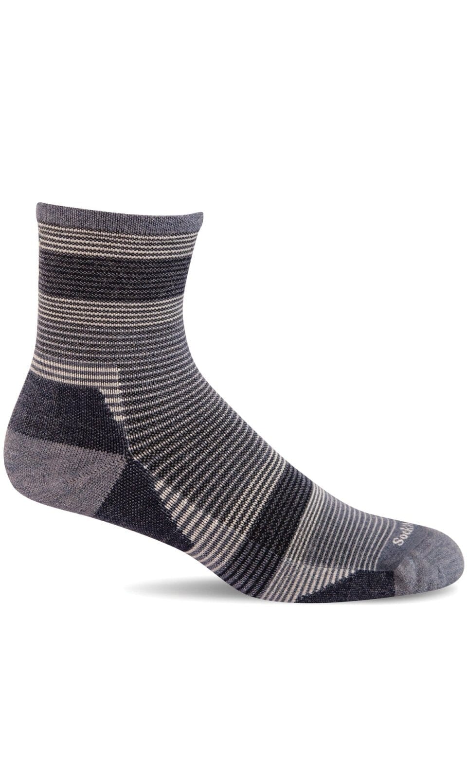 Sockwell Men's Cadence 3/4 Crew | Moderate Graduated Compression Socks, Style #SW170M