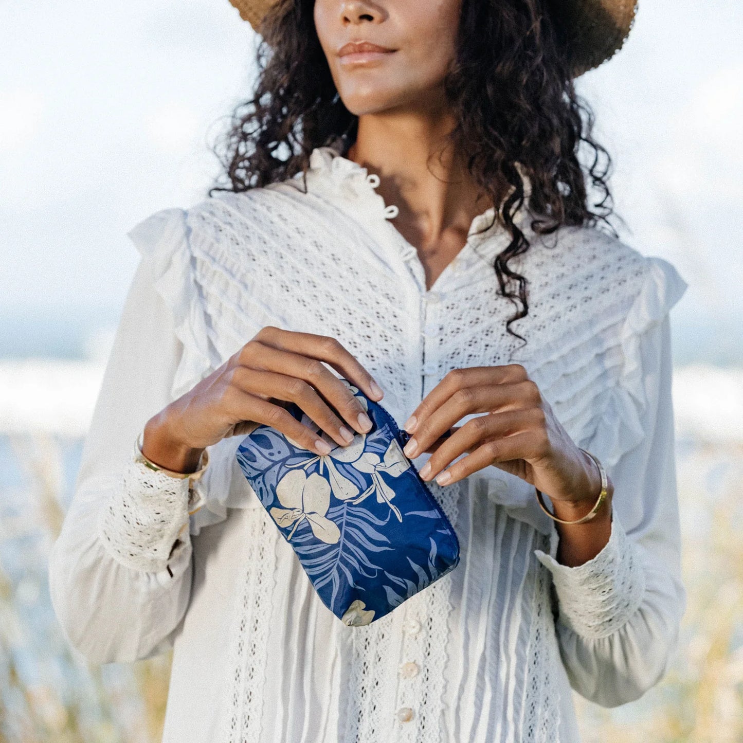 Aloha Mini Pouch in Ginger Dream Hanalei, Style #MNPCT176 Aloha