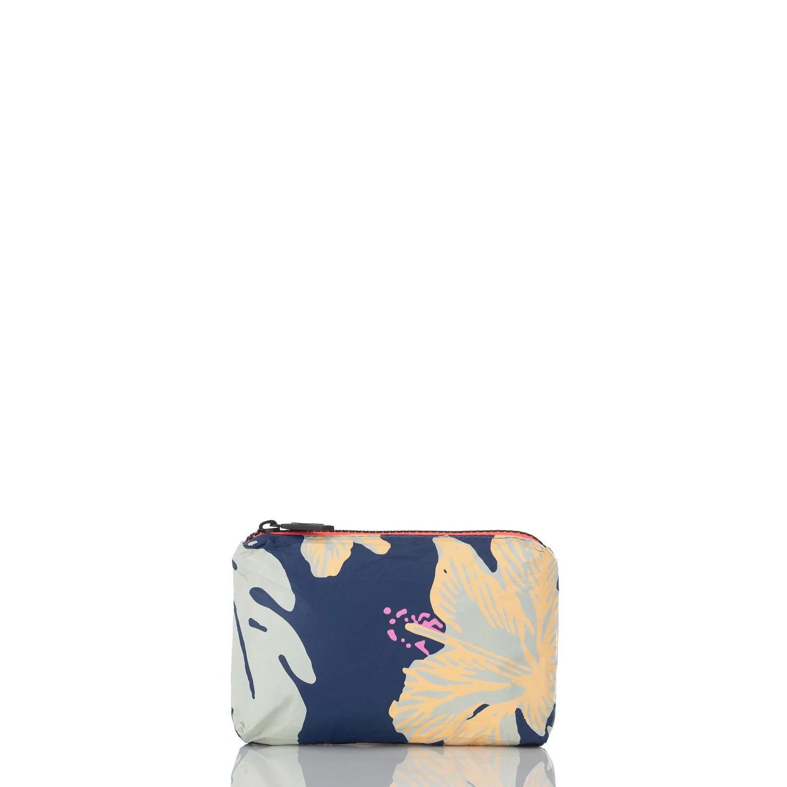 Aloha Mini Pouch Papeʻete Neon Moon on Navy Aloha