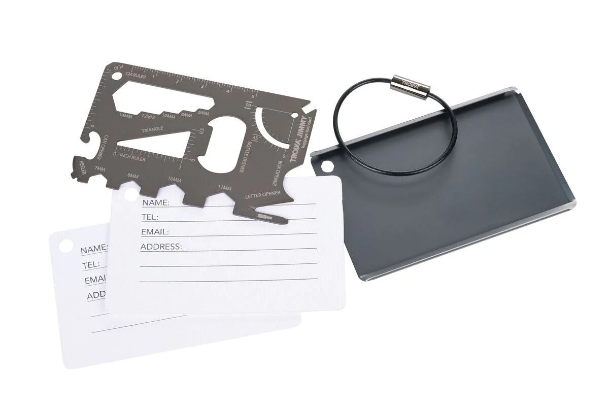 Troika "Jimmy" Luggage Tag & Tool Card, Style #LTG24