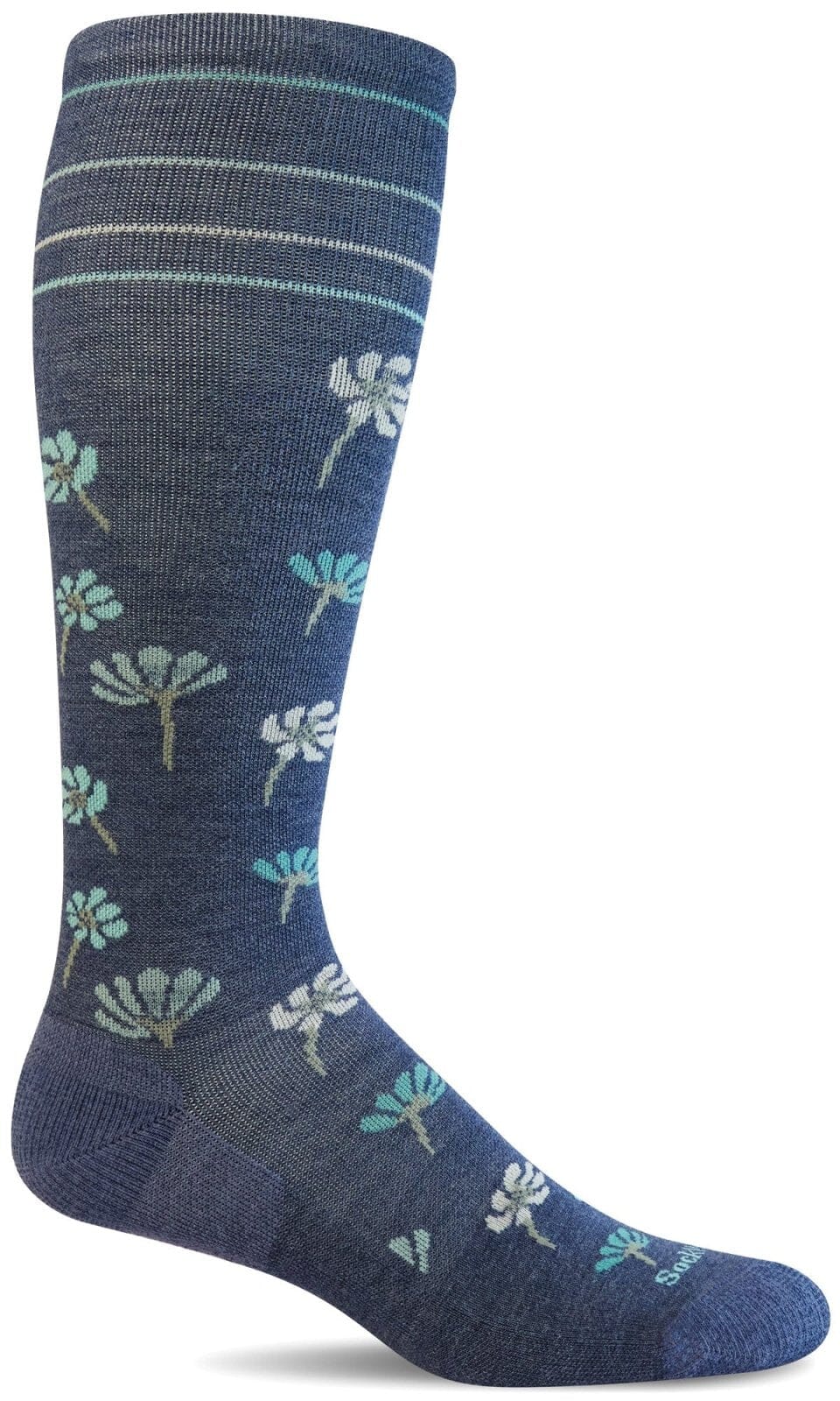Sockwell Women's Field Flower | Moderate Graduated Compression Socks, Style #SW133W