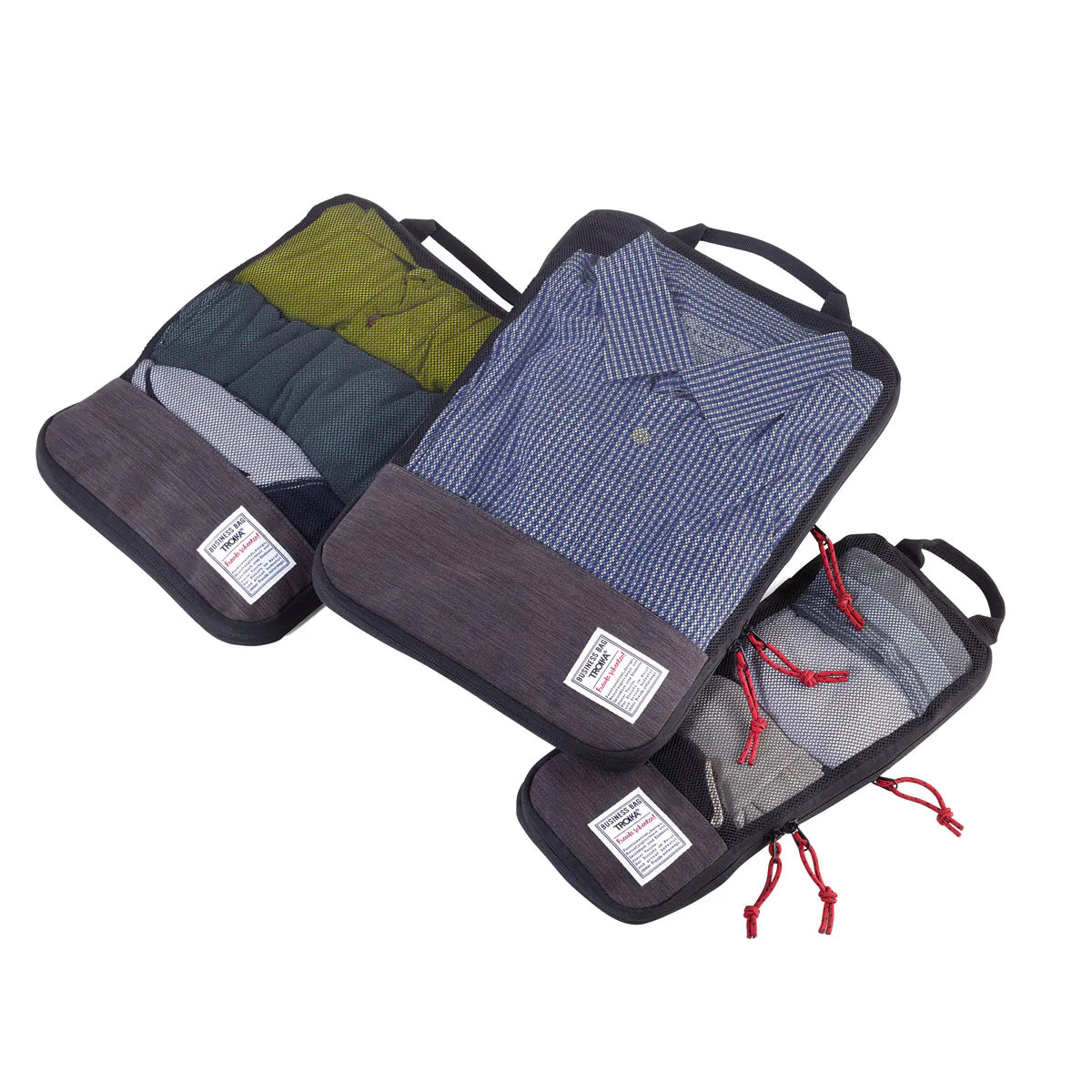 Troika Business Compression Packing Cubes Set of 3 Troika