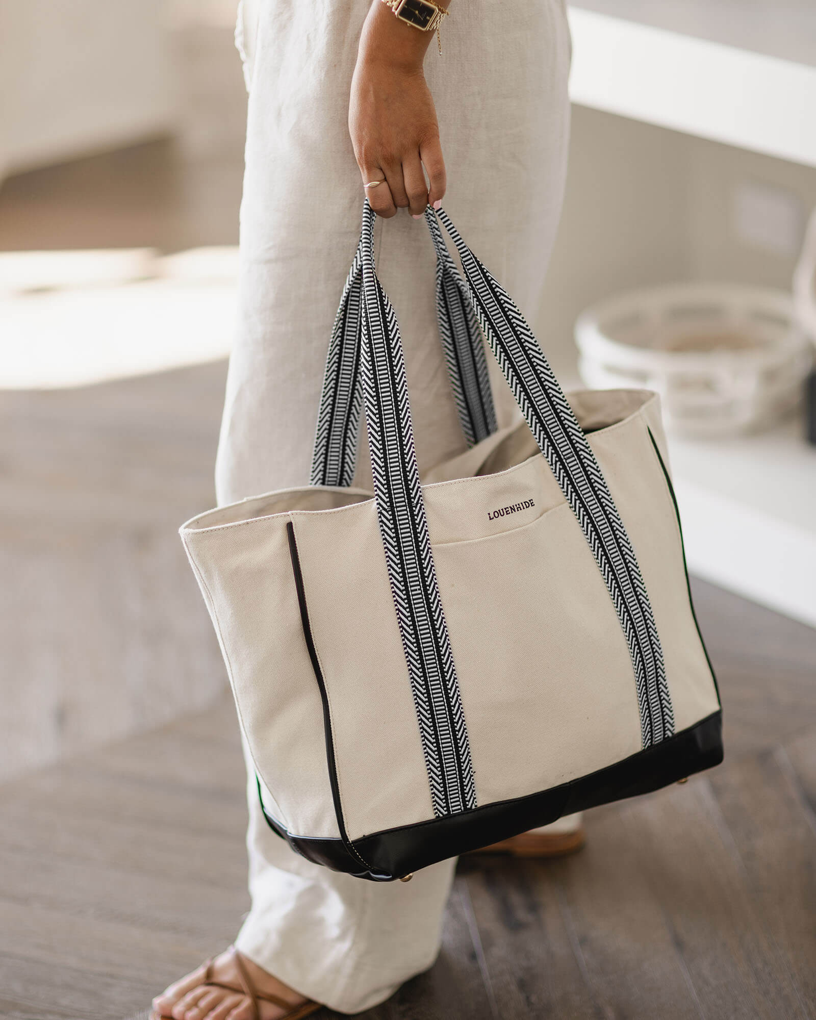 Louenhide Leroy Canvas Tote Bag Louenhide